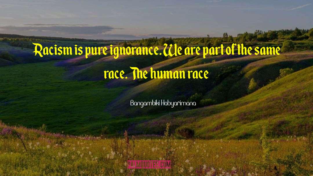 Race And Racism quotes by Bangambiki Habyarimana