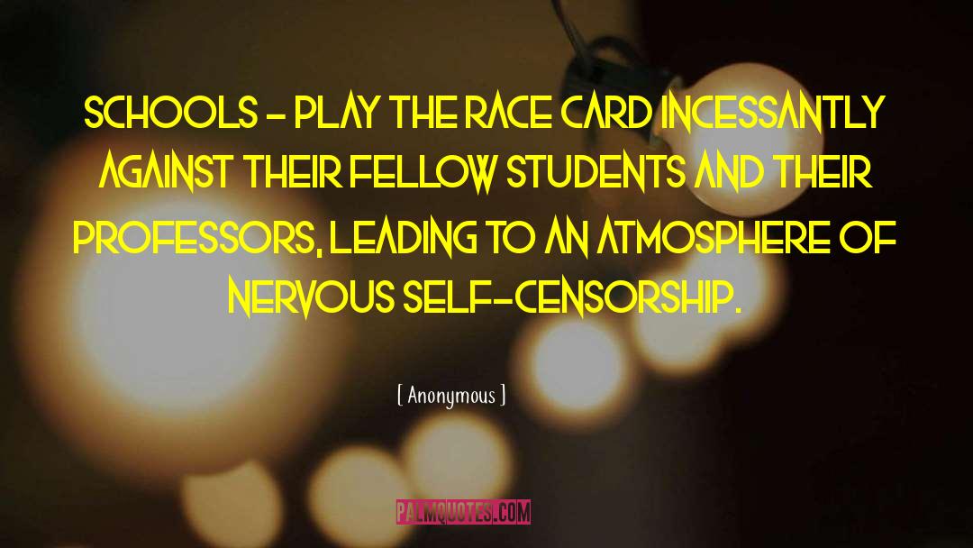 Race Card quotes by Anonymous