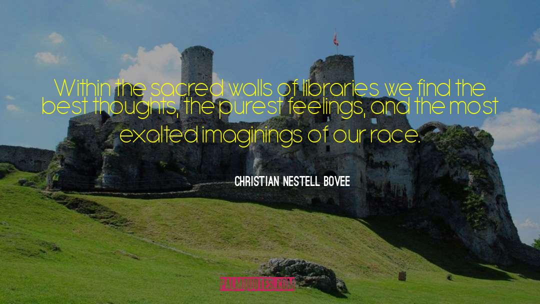 Race Card quotes by Christian Nestell Bovee