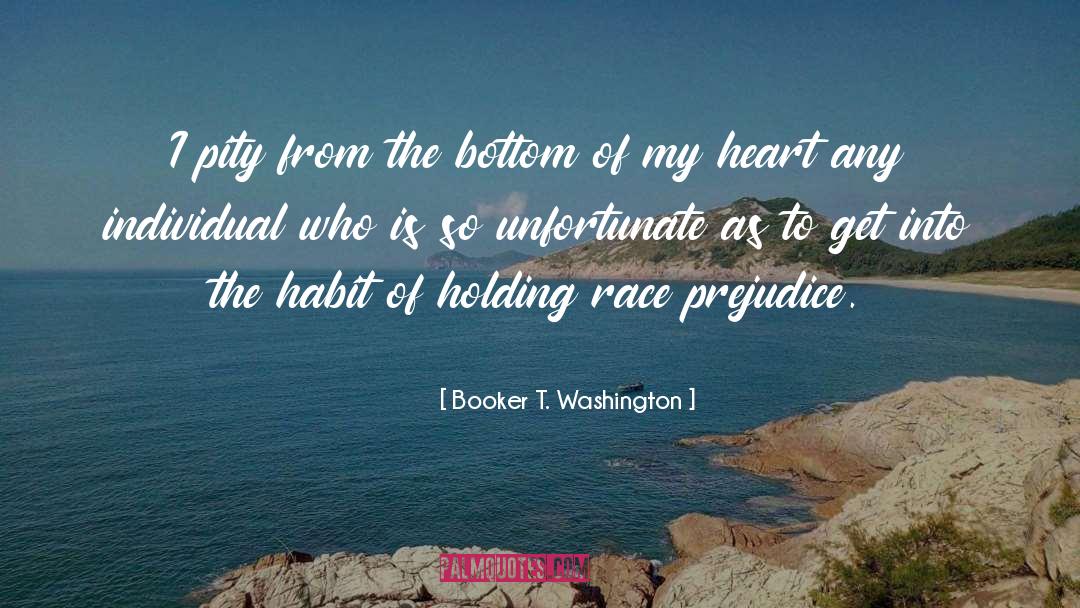 Race Prejudice quotes by Booker T. Washington