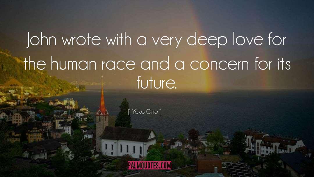Race quotes by Yoko Ono