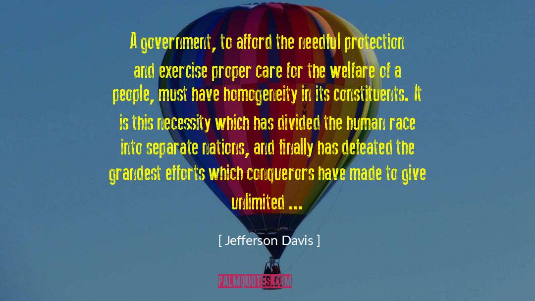 Race War quotes by Jefferson Davis