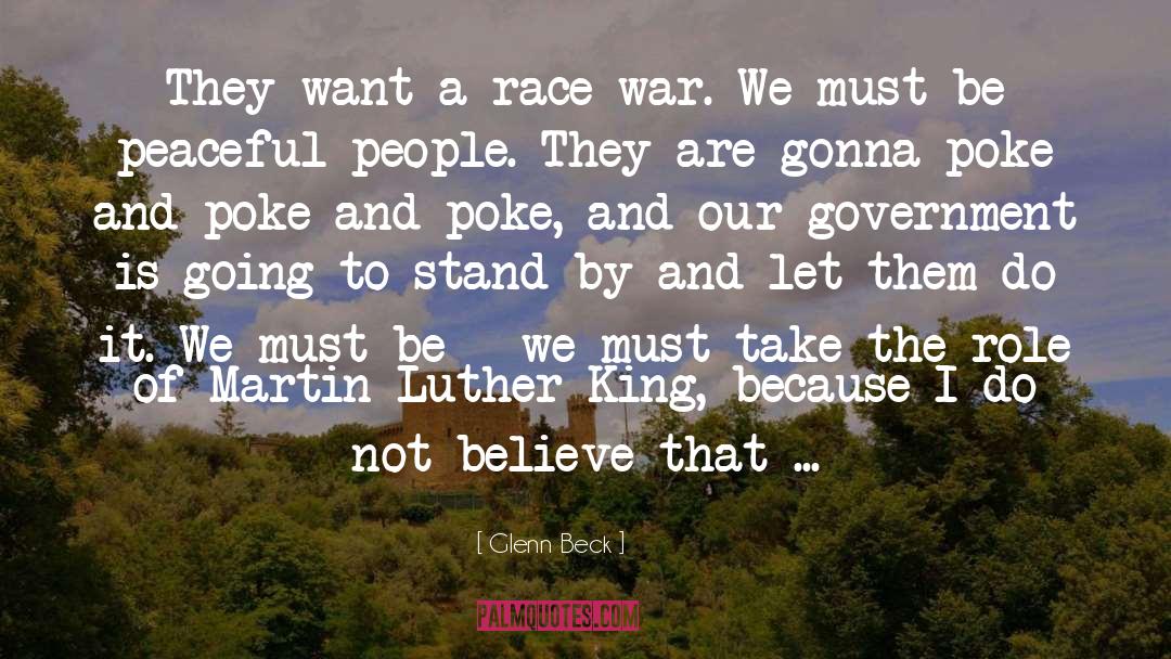 Race War quotes by Glenn Beck