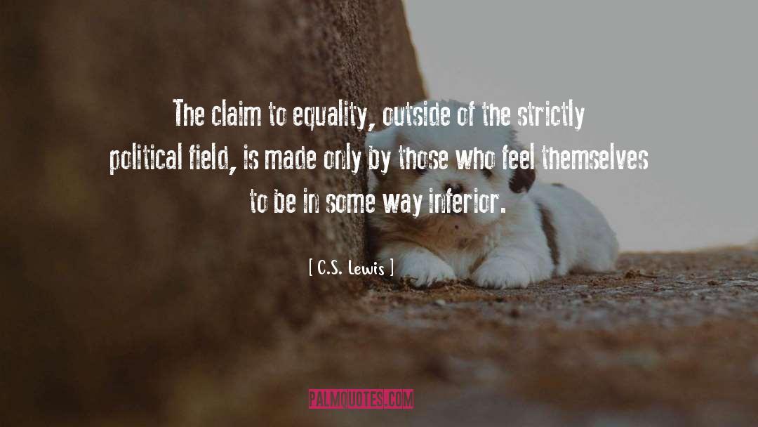Racial Equality quotes by C.S. Lewis