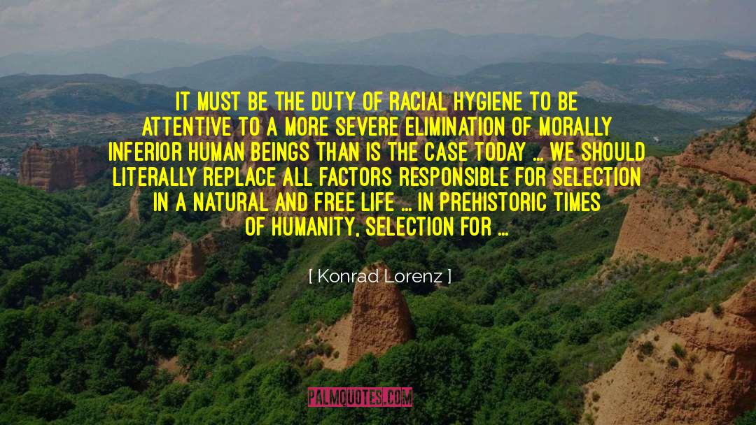 Racial Hygiene quotes by Konrad Lorenz