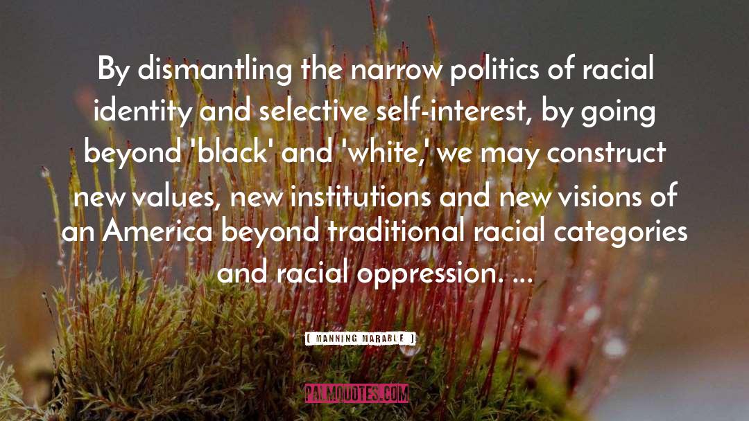 Racial Identity quotes by Manning Marable