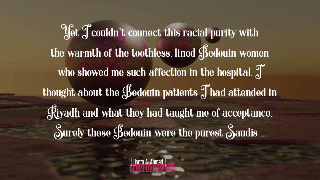 Racial Purity quotes by Qanta A. Ahmed