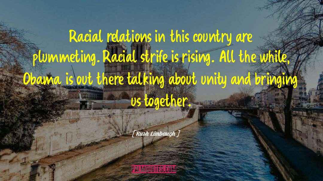 Racial Relations quotes by Rush Limbaugh