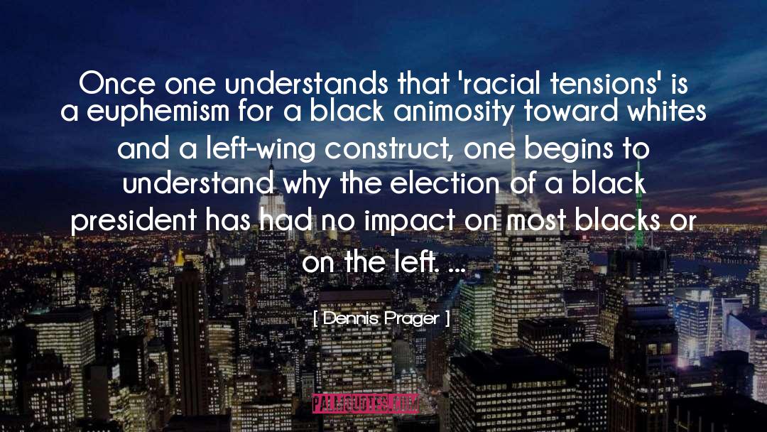 Racial Tension quotes by Dennis Prager