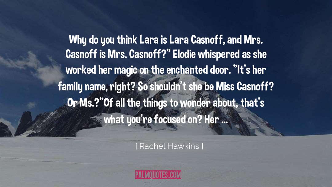 Racines Closing quotes by Rachel Hawkins