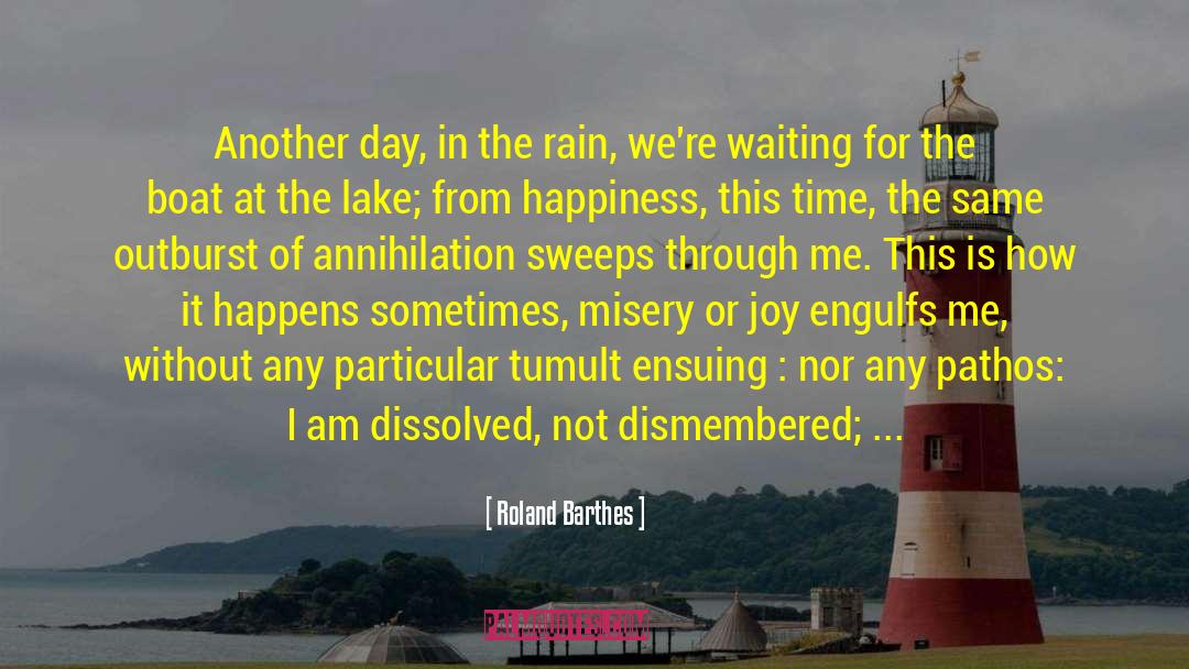 Racing With The Rain quotes by Roland Barthes