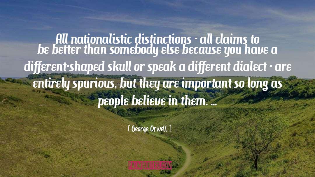 Racism quotes by George Orwell