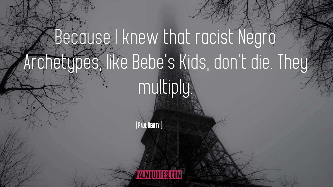 Racist quotes by Paul Beatty