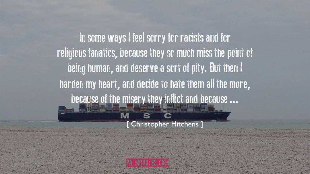 Racists quotes by Christopher Hitchens