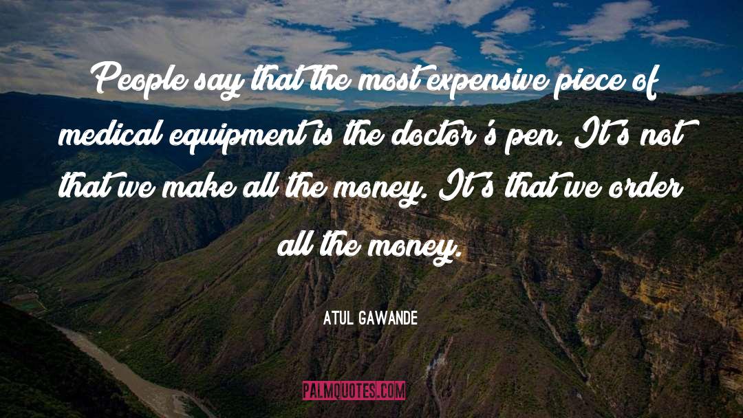Rackers Equipment quotes by Atul Gawande