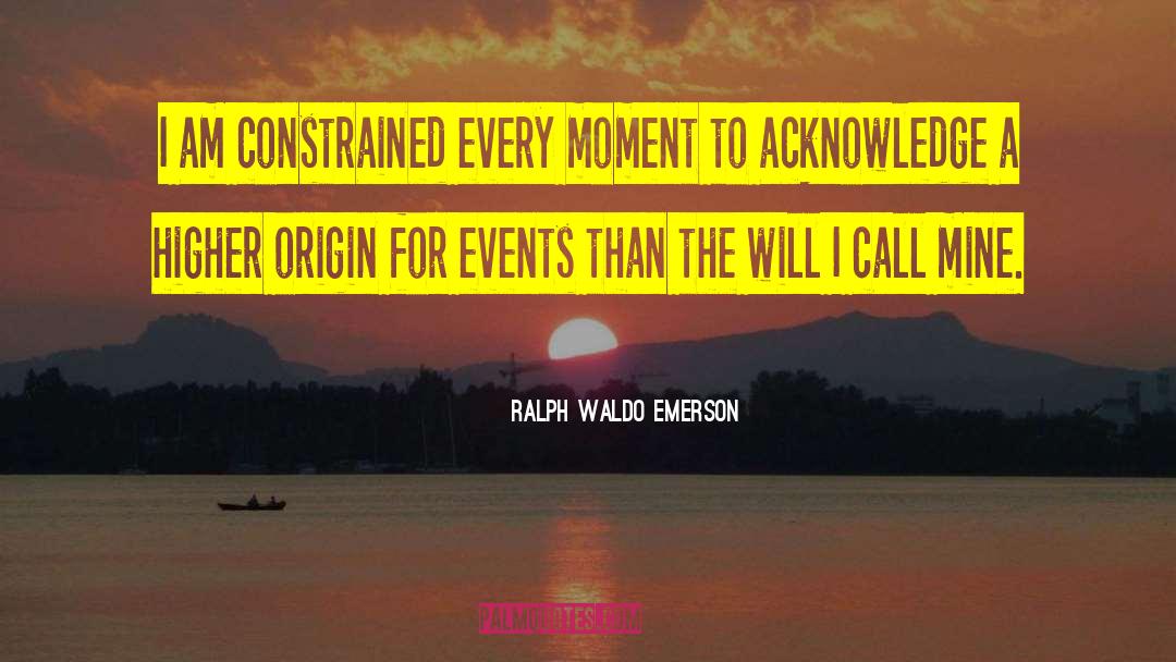 Radakovic Origin quotes by Ralph Waldo Emerson