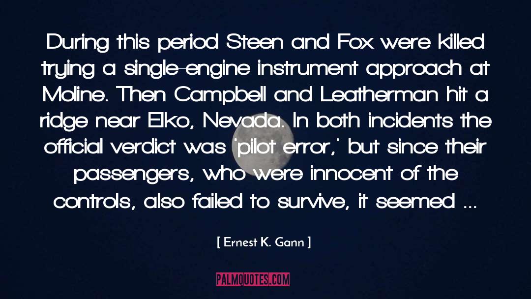 Radial Engine quotes by Ernest K. Gann