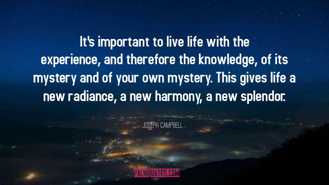 Radiance quotes by Joseph Campbell