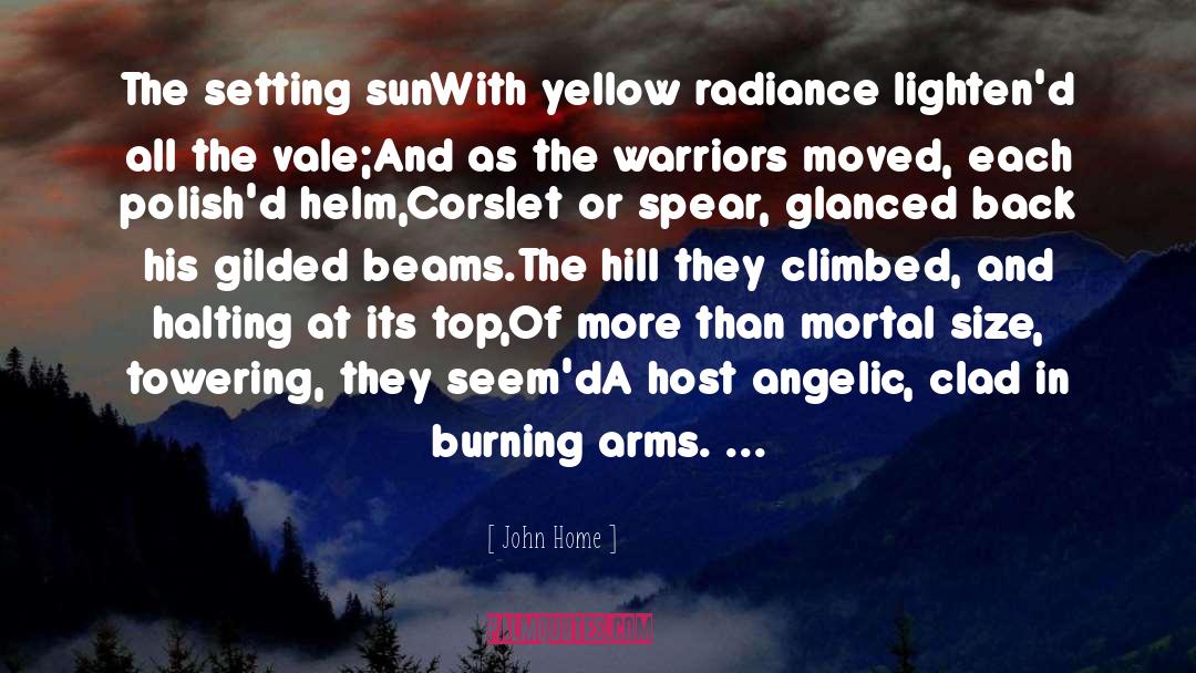 Radiance quotes by John Home