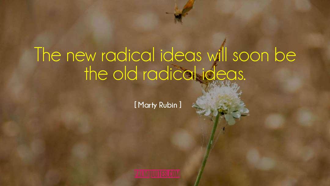 Radical Ideas quotes by Marty Rubin