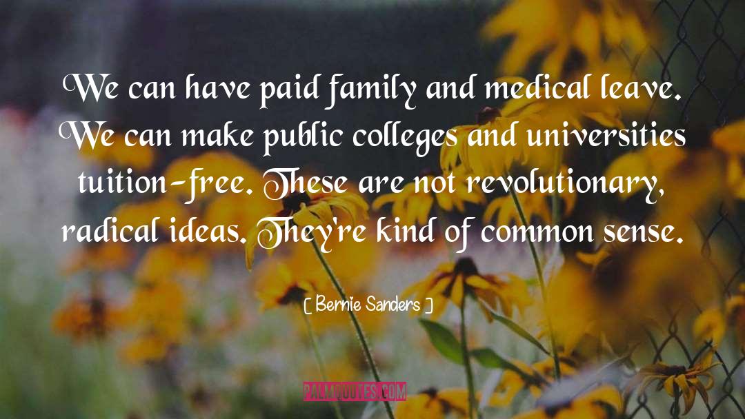 Radical Ideas quotes by Bernie Sanders
