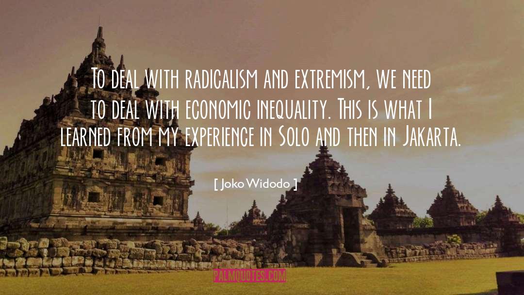 Radicalism quotes by Joko Widodo