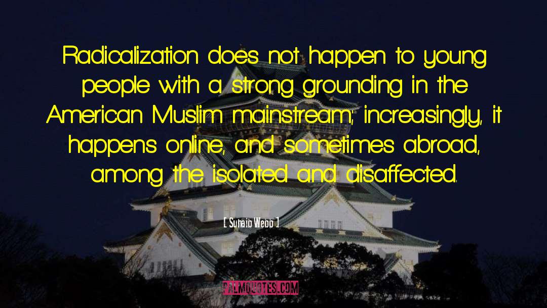 Radicalization quotes by Suhaib Webb
