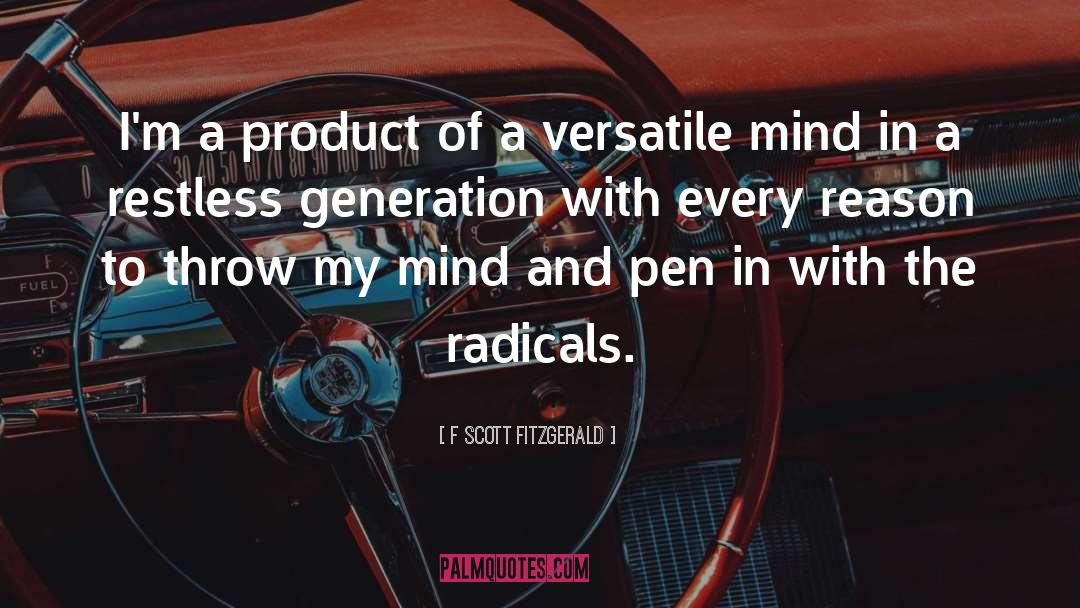 Radicals quotes by F Scott Fitzgerald