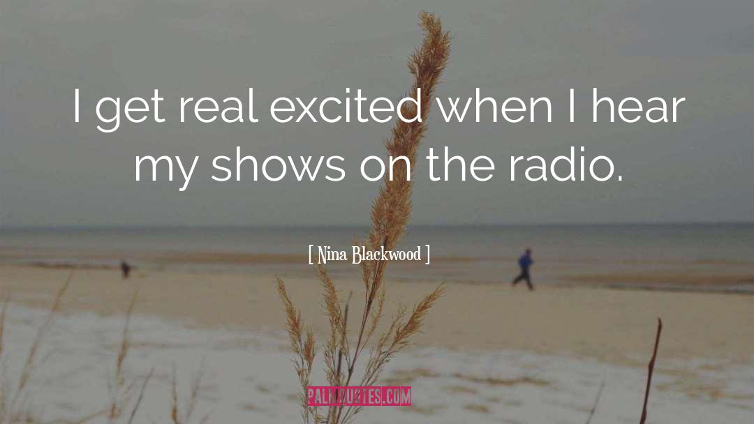 Radio Management quotes by Nina Blackwood