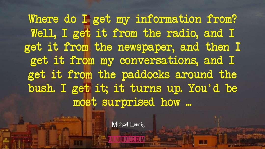 Radio News quotes by Michael Leunig