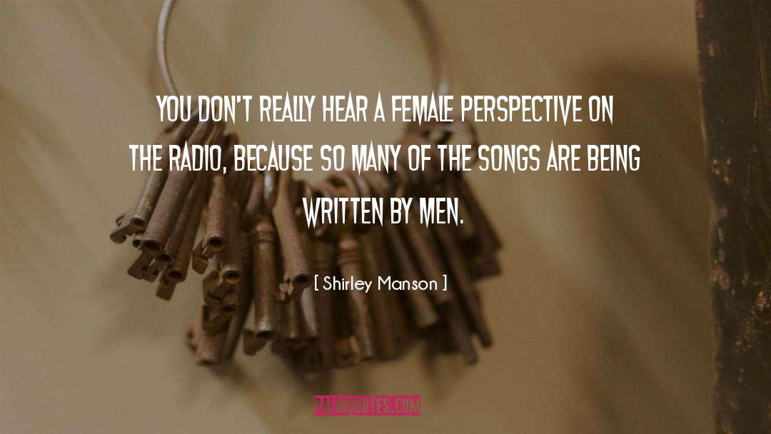 Radio One quotes by Shirley Manson