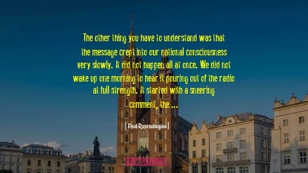 Radio Play quotes by Paul Rusesabagina