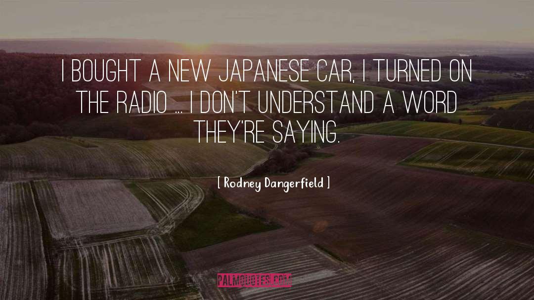 Radio Transmission quotes by Rodney Dangerfield