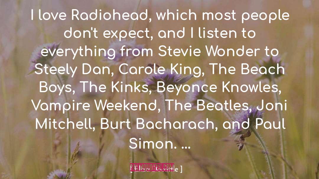 Radiohead Albums quotes by Eliza Doolittle