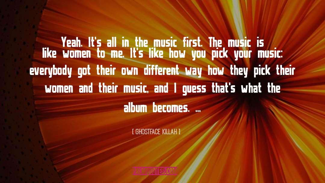 Radiohead Albums quotes by Ghostface Killah