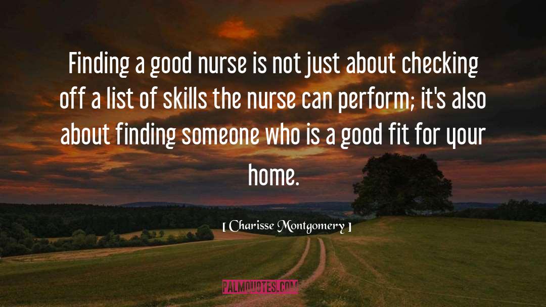 Radiology Nurse quotes by Charisse Montgomery