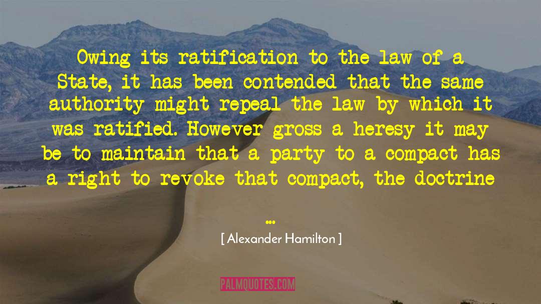 Radovich Law quotes by Alexander Hamilton
