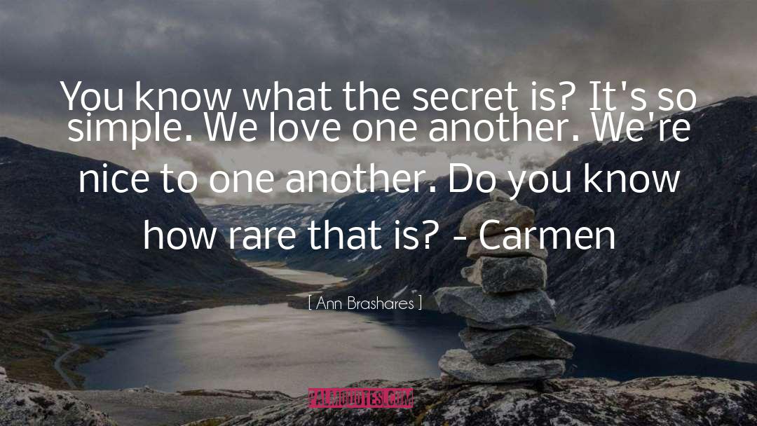 Radulescu Carmen quotes by Ann Brashares