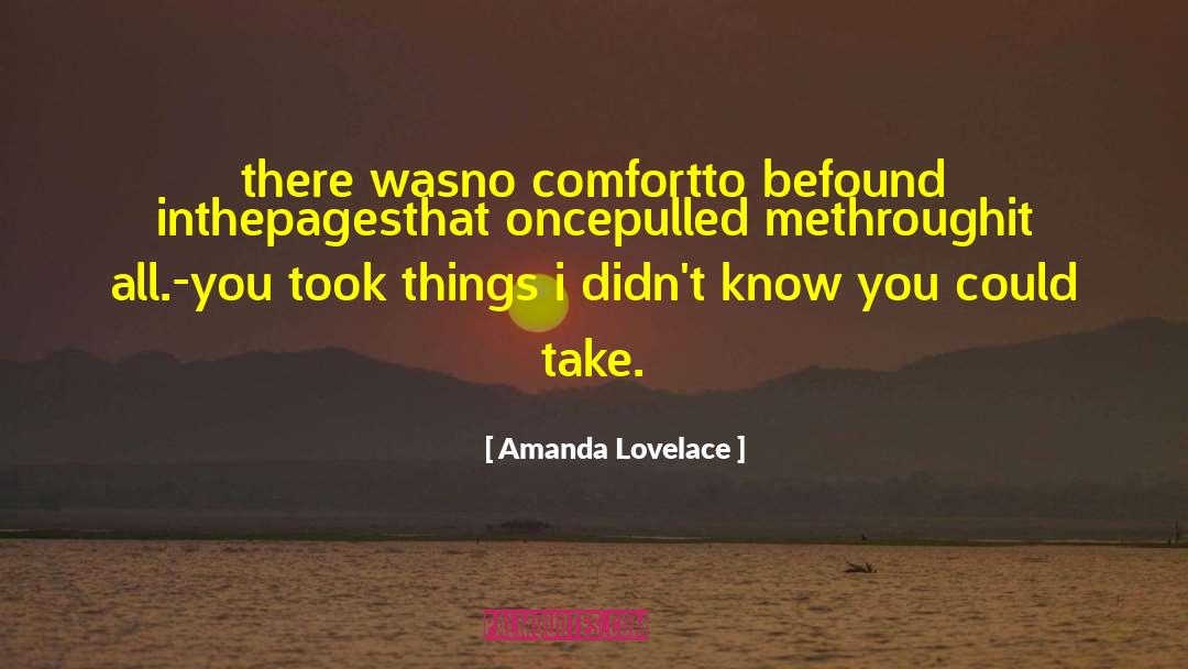 Rafaella Comfort quotes by Amanda Lovelace