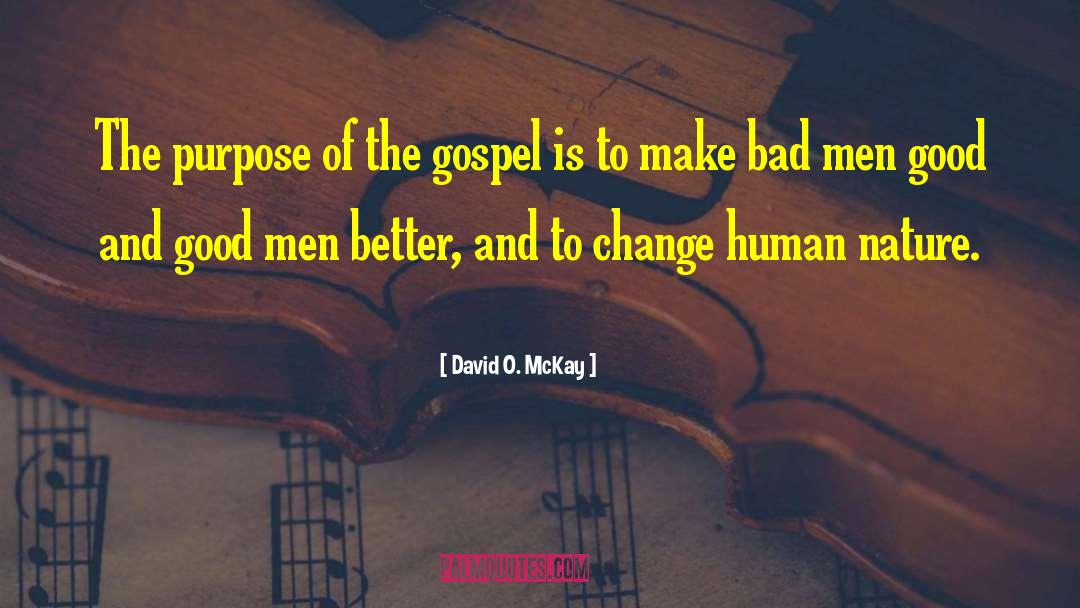 Ragamuffin Gospel quotes by David O. McKay