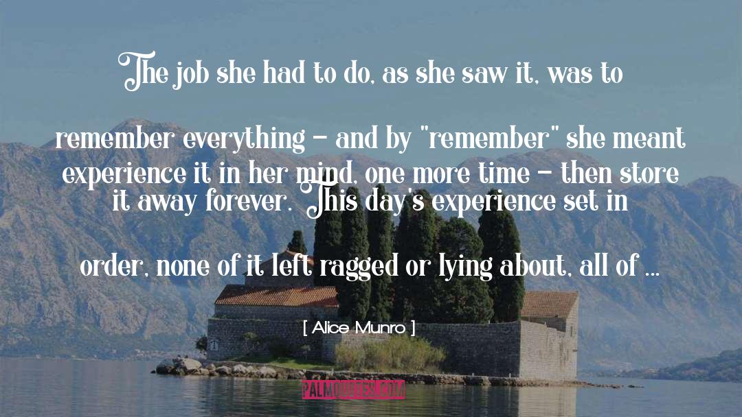 Ragged quotes by Alice Munro