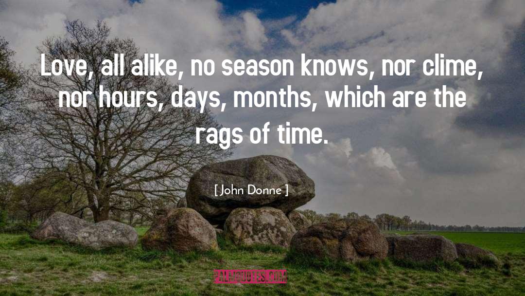 Rags quotes by John Donne