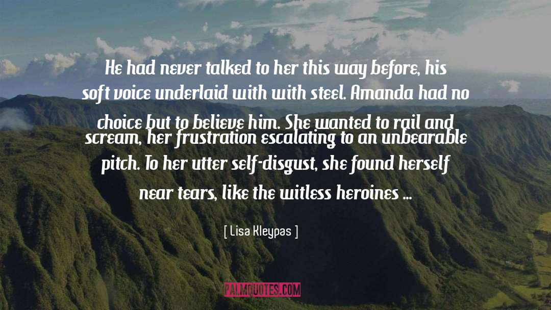 Rail quotes by Lisa Kleypas