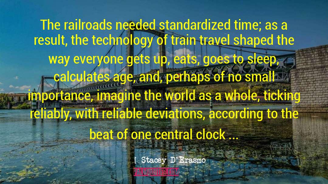 Railroads quotes by Stacey D'Erasmo