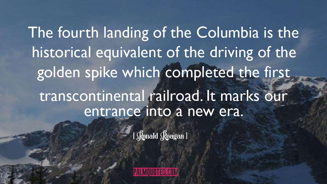 Railroads quotes by Ronald Reagan