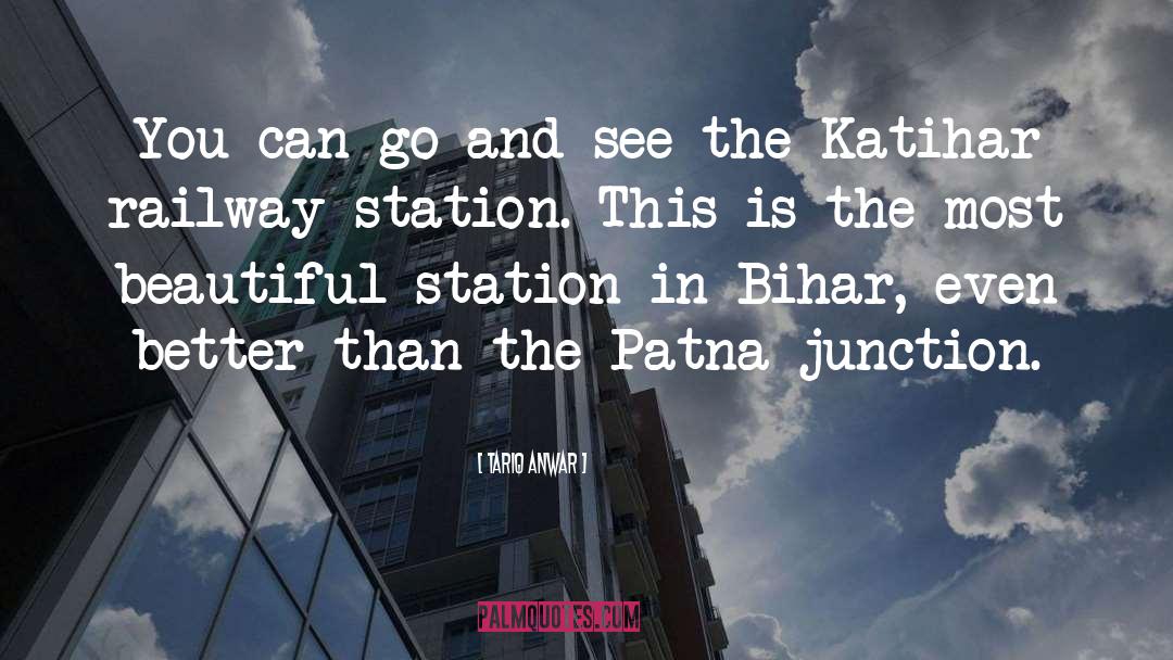 Railway Station quotes by Tariq Anwar