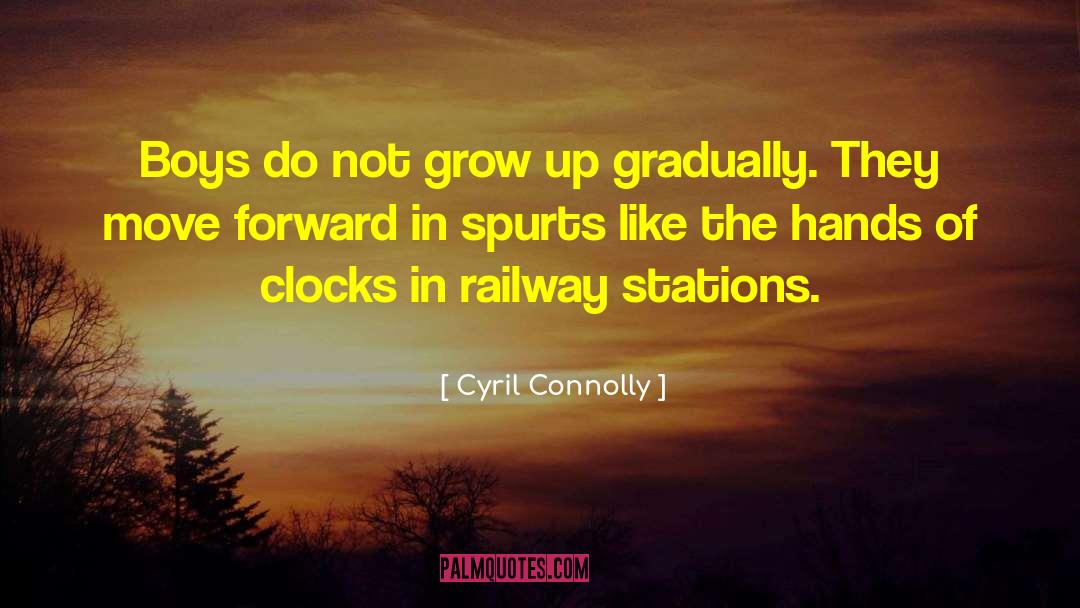 Railway Stations quotes by Cyril Connolly