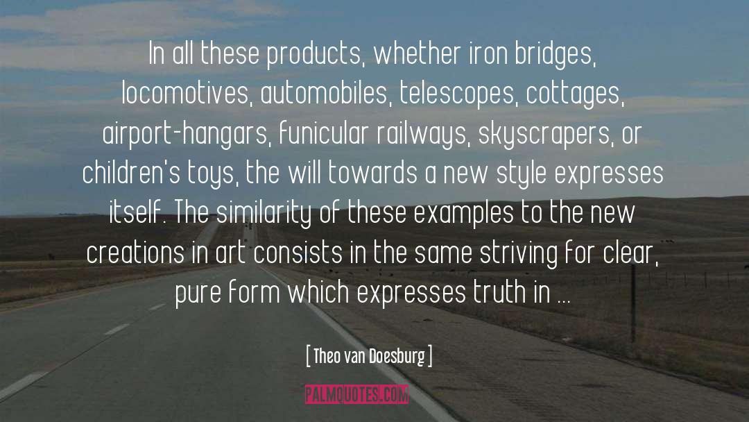 Railways quotes by Theo Van Doesburg