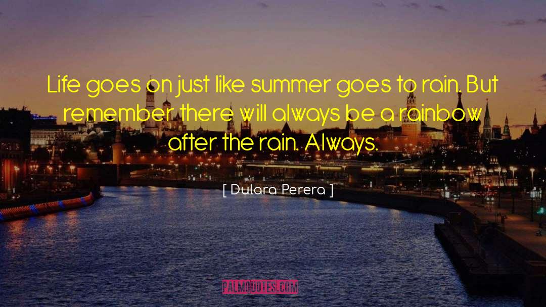 Rain After Hot Weather quotes by Dulara Perera