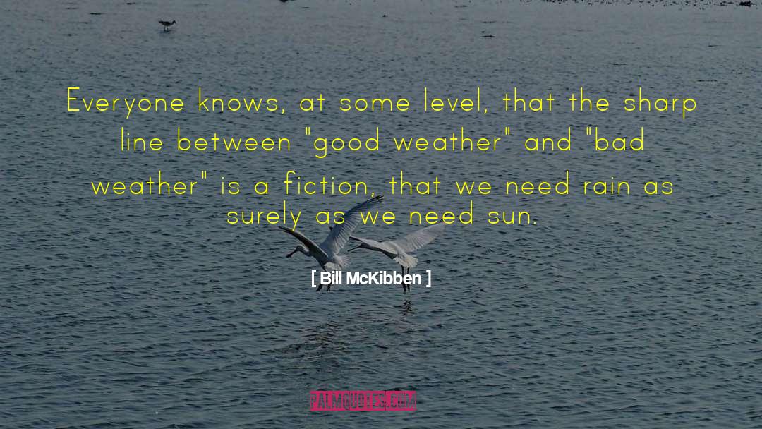 Rain After Hot Weather quotes by Bill McKibben